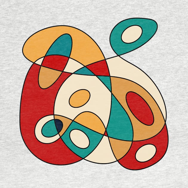 Surreal Amoeba #10 (Miro Inspired) by n23tees